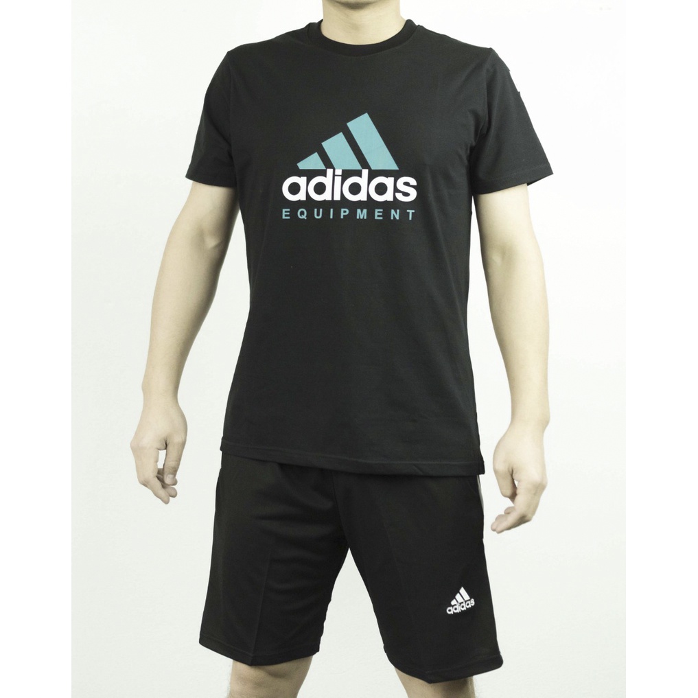 Áo thun thể thao nam adidas, áo phông nam cổ tròn chất liệu cotton 100% co giãn 4 chiều kiểu dáng thể thao năng động