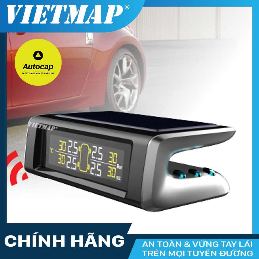 Cảm biến áp suất lốp gắn trong VIETMAP V1i cho xe ô tô