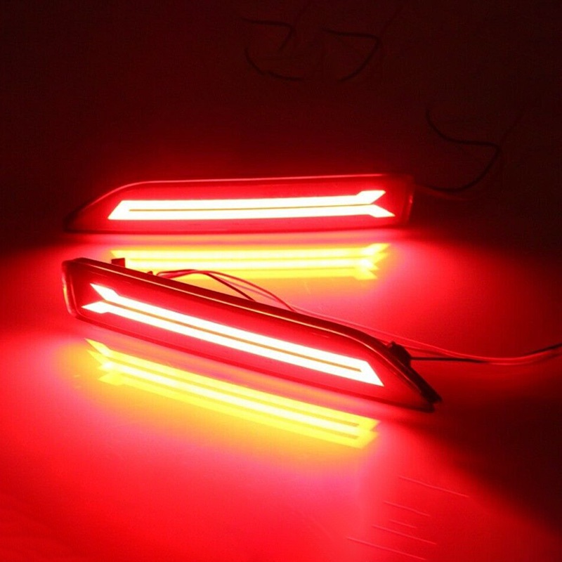 Bộ 2 Đèn Led Phản Quang Đa Năng Gắn Cản Sau Xe Hơi Honda Crv Cr-V 2007 2008 2009