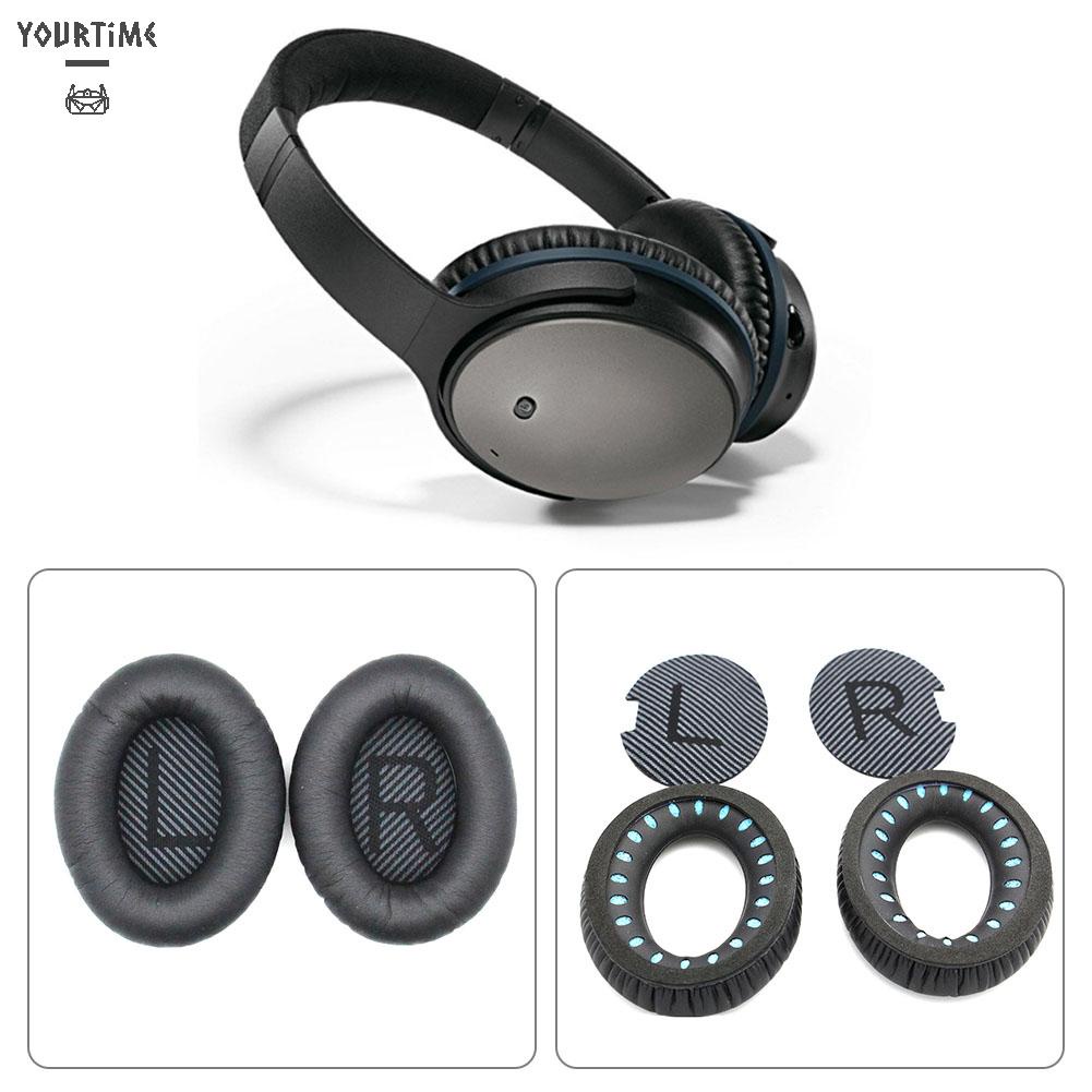 Cặp miếng đệm tai nghe bằng xốp và da cho BOSE QC35 Quietcomfort 2 QC2 QC15 QC25 AE2