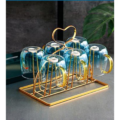 HOT Giá úp cốc, úp ly cao cấp kiểu dáng đa dạng - chất liệu inox mạ titan