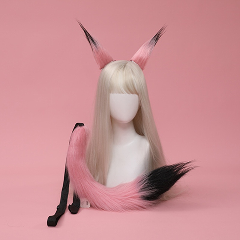 Bộ Phụ Kiện Hóa Trang Thủ Công Hình Tai Động Vật Xinh Xắn Cho Bé Gái