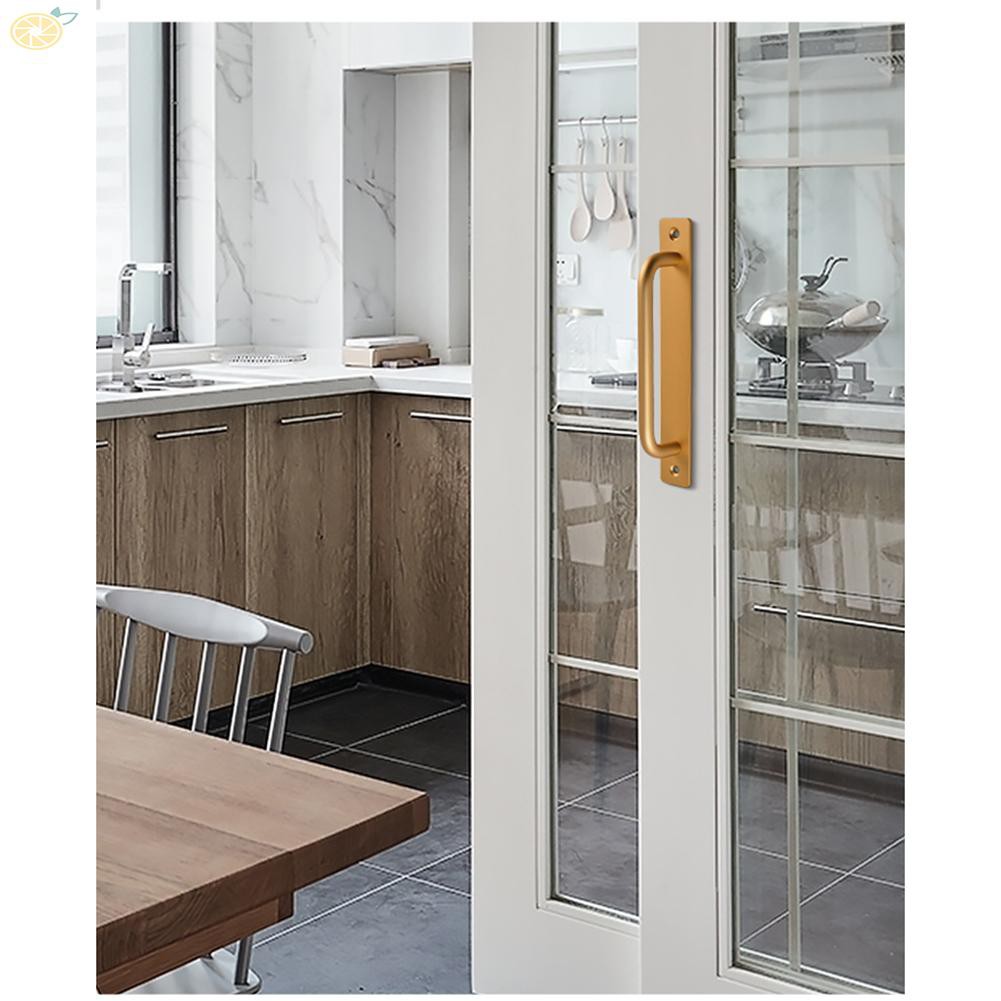 Door handle No fading No rust Hardware Simple Furniture Garages Cupboard Aluminum Alloy Sliding Wooden Home Hot