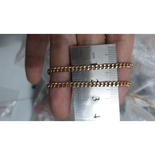 Đoạn 0.92met xích gợn sóng dày 3mm màu vàng _ xich06