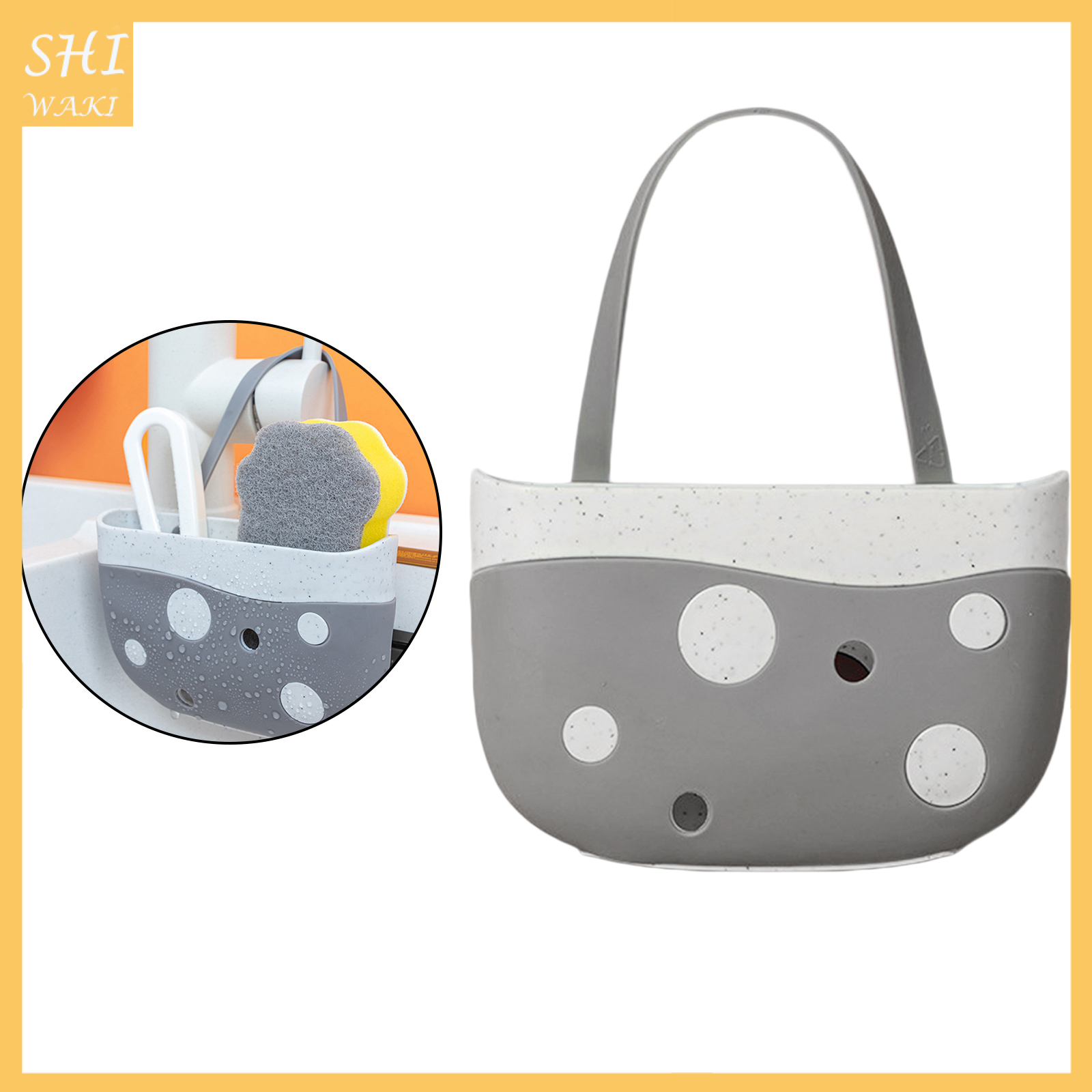 [In Stock]Kitchen Caddy Holder Bathroom Organizer Hanging Drain Storage Basket