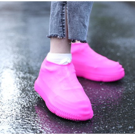 Bao bọc giày đi mưa Silicon co giãn chống nước, chống váy bẩn giày, dép