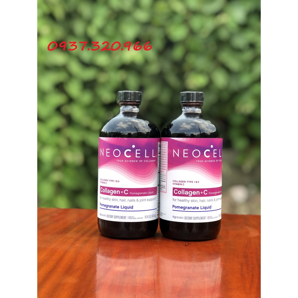 Collagen Lựu Neocell Collagen + C Pomegranate Liquid 473ml