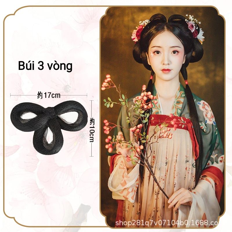 2 -Búi Tóc Giả Cài Đầu Hóa Trang CỔ TRANG SẴN Các Loại