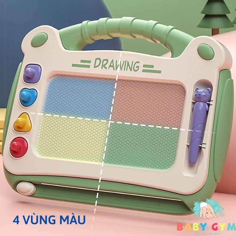 Bảng Vẽ Từ Tính Tự Xóa Có Chân Bàn, Bảng Từ Tính Thông Minh Cho Bé Dễ Dàng Tập Vẽ