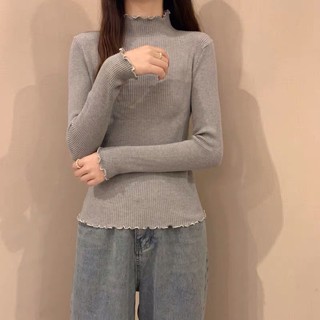 Áo Len Tăm Cổ Lọ 3 Phân