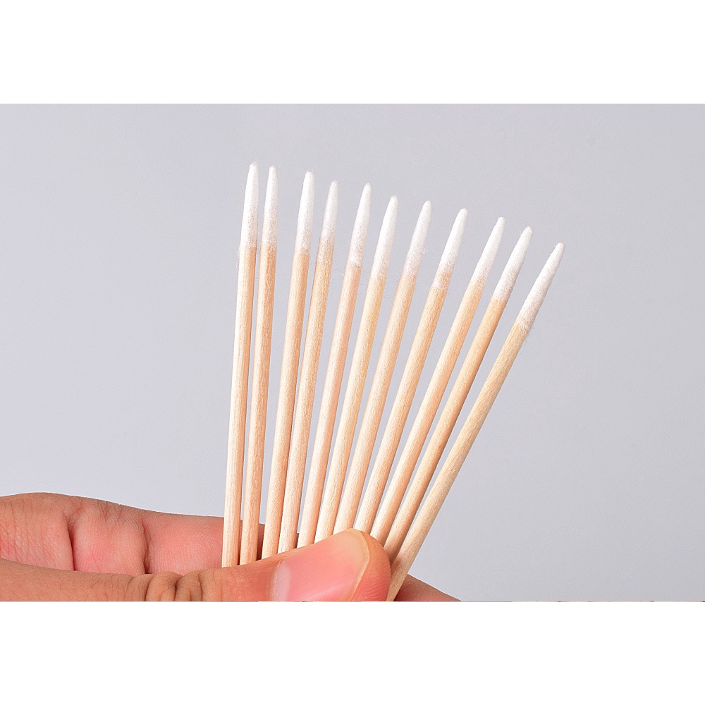 Tăm Bông Tre  💝  Que Tăm Bông cán gỗ đầu nhọn siêu tiết kiệm tê Dùng Trà Tê/Trà Mực