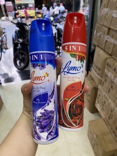XỊT PHÒNG CAO CẤP LYMO CHAI LỚN