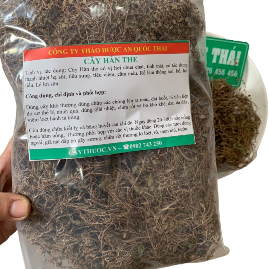 Cây Hàn The 1Kg Phơi Khô Tự Nhiên Hỗ Trợ Tiểu Đường, Tiểu Gắt, Hàng Loại 1 Chất Lượng | Thảo dược An Quốc Thái