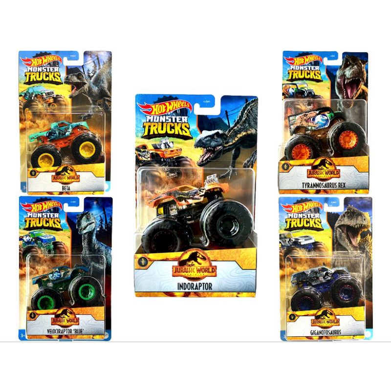 Hot Wheels Xe Tải Quái Vật Kỷ Jura Độc Đáo