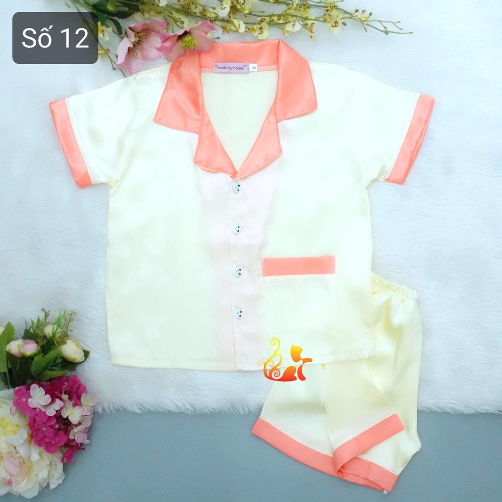 Phần 2 - Đồ Bộ Mặc Nhà Pijama Phi &quot;Lụa Phối&quot; Cho Bé - Từ 12kg - 42kg