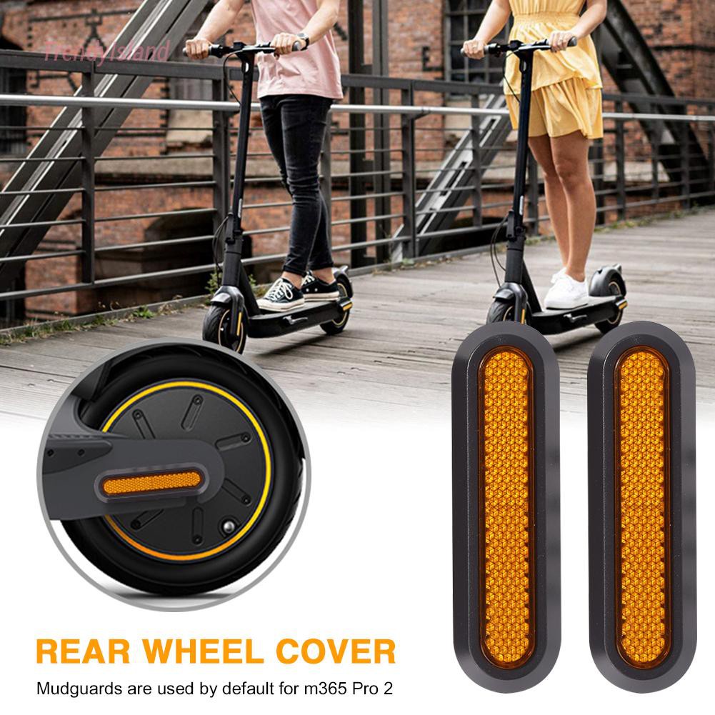 Reflective Protective Shell Rear Wheel Hub Cover Replacement for Xiaomi Mi Electric Scooter Pro 2