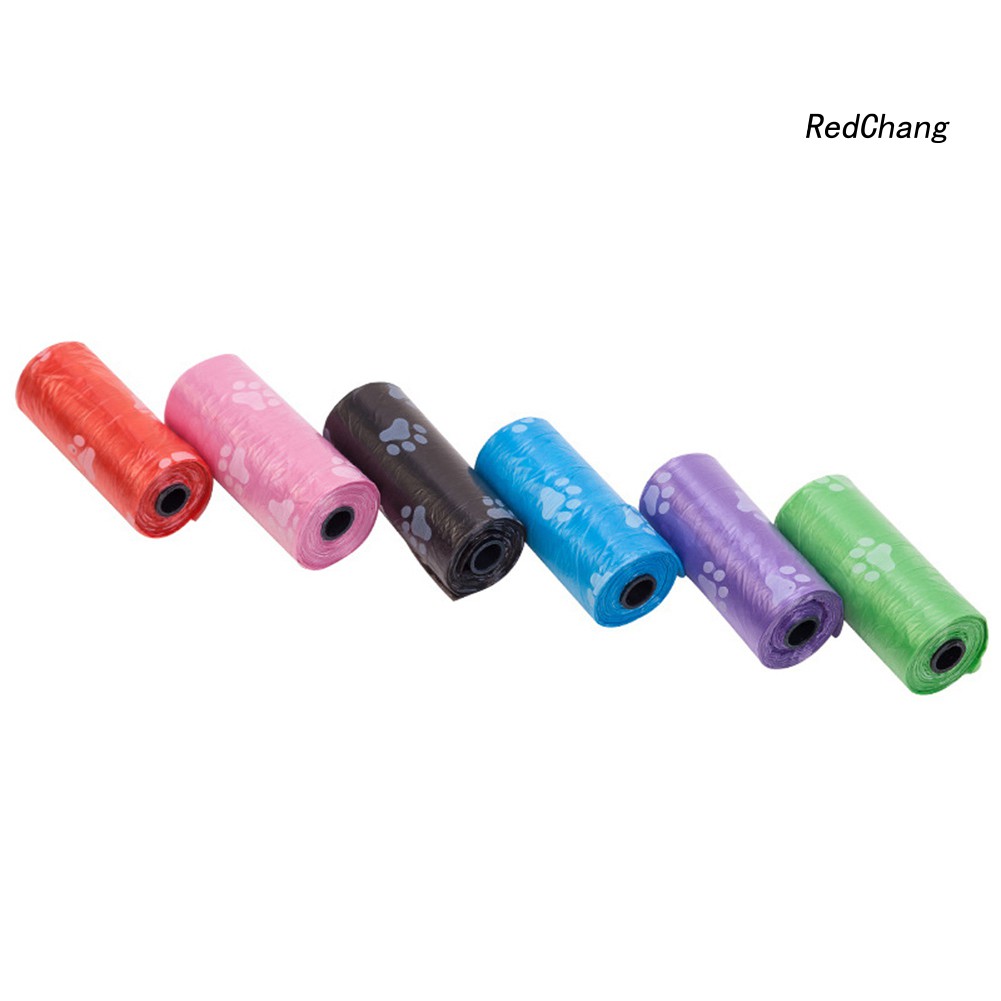 Set 5 cuộn túi nylon dùng dọn vệ sinh cho thú cưng tiện dụng