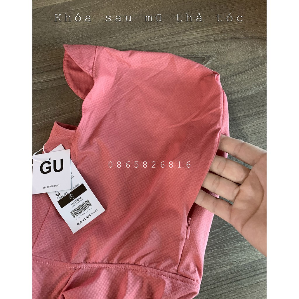 Áo chống nắng Nữ GU thông hơi chống tia UV bản cao cấp | BigBuy360 - bigbuy360.vn
