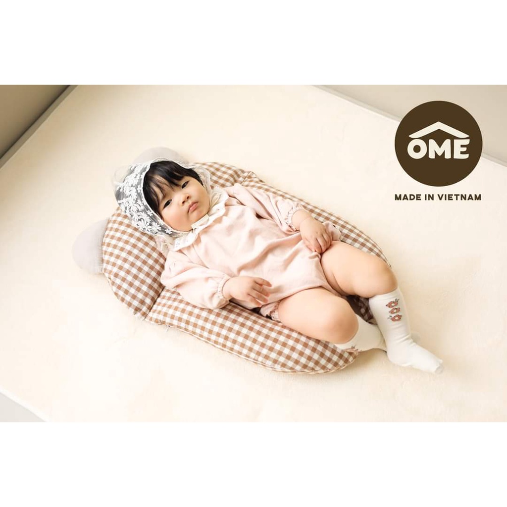Gối chặn vỏ đỗ chống giật mình cho bé hàng cao cấp Ôme