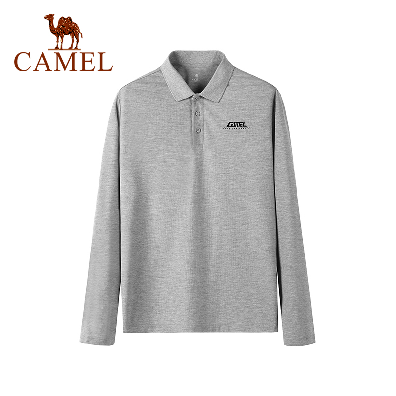 Áo Thun Polo CAMEL Tay Dài Dáng Rộng Thời Trang Cá Tính Cho Nam