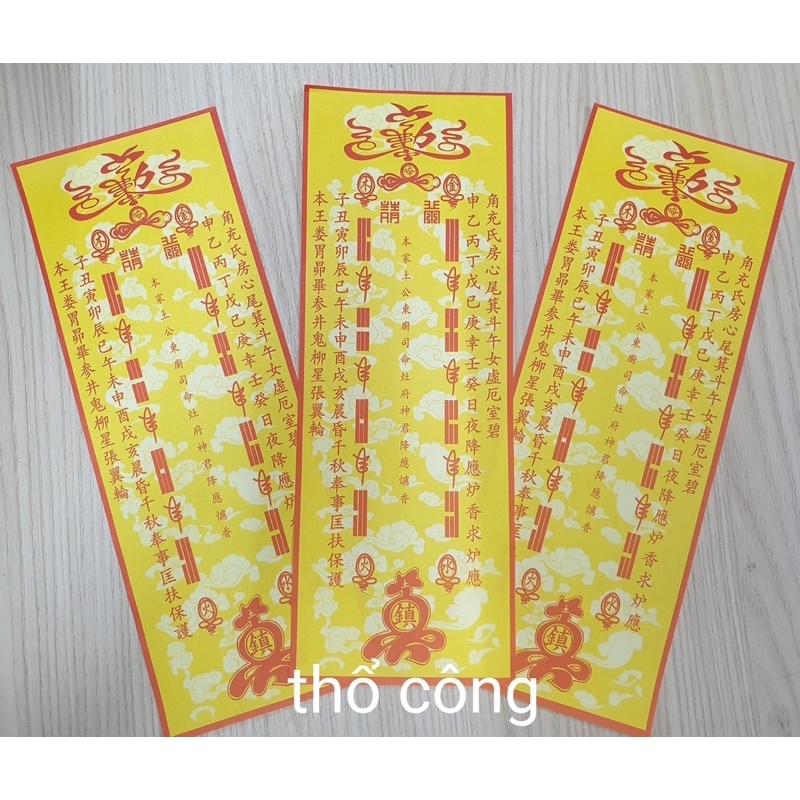 100 Phù cốt bát hương gia tiên, thổ công, bà cô ông mãnh, cốt thần tài