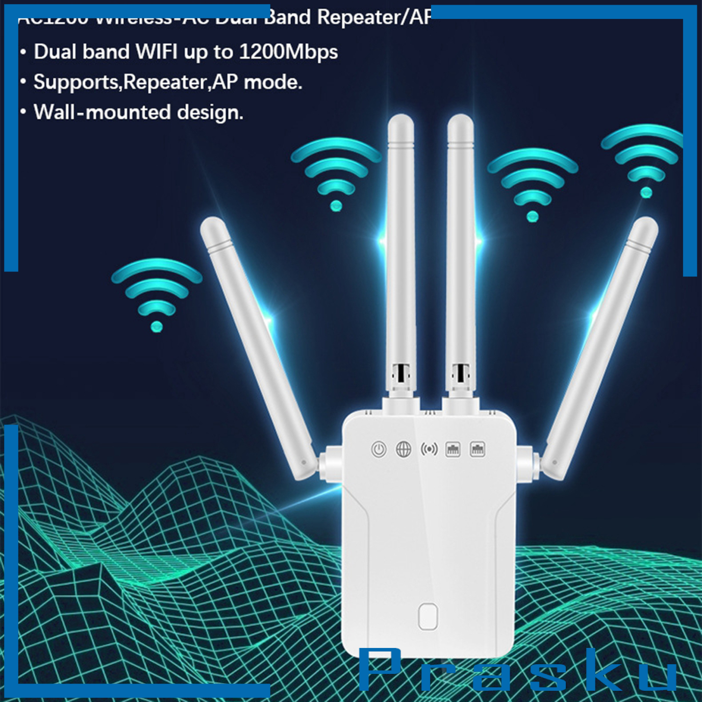 Bộ Phát Wifi Không Dây Prasku Ac1200 2.4 / 5g | BigBuy360 - bigbuy360.vn