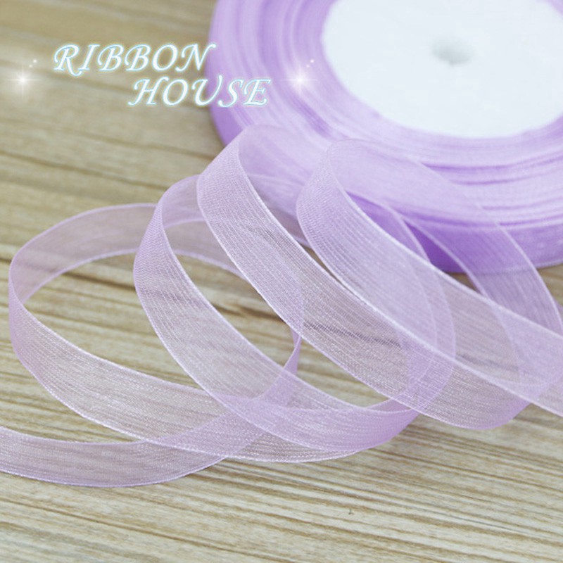 Cuộn dây ruy băng kích thước 50 yards/ 12mm dùng trang trí giáng sinh