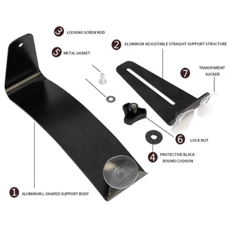 SUN Classical Guitar Support with Soft Suction Cup Adjustable Guitar Rest Easy Carry