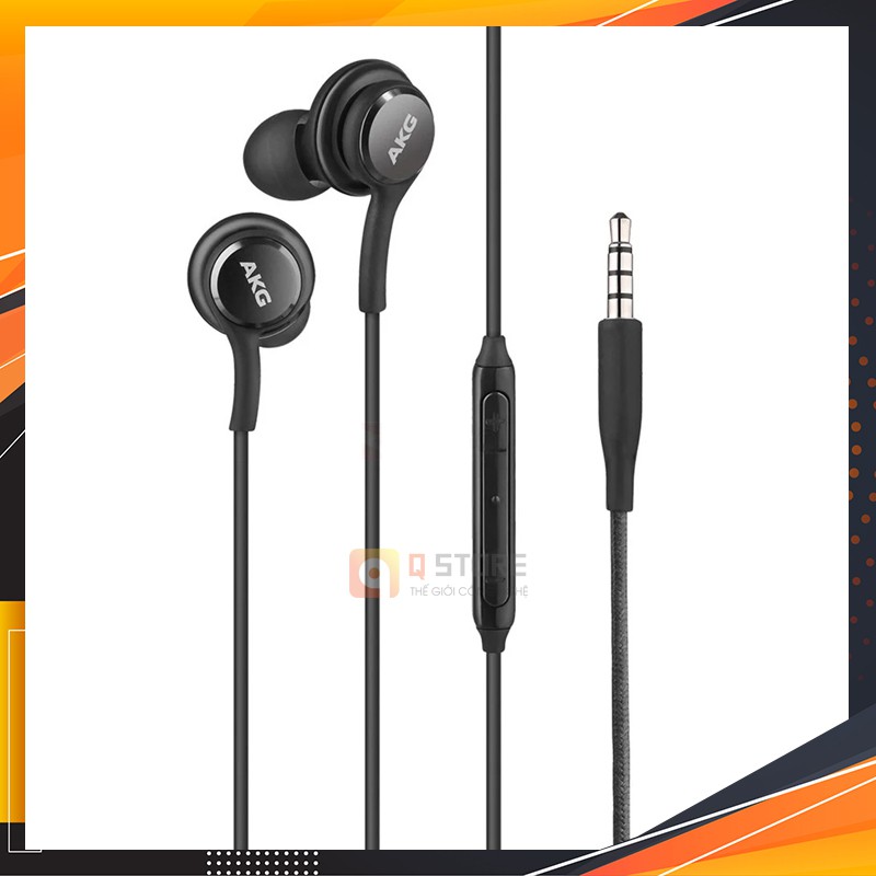 Tai Nghe AKG Bóc Máy S8, S8Plus, S10, S10Plus Jack 3.5mm - Tặng Kèm Que Chọc Sim Zin, Bộ Mút Thay Đổi Size