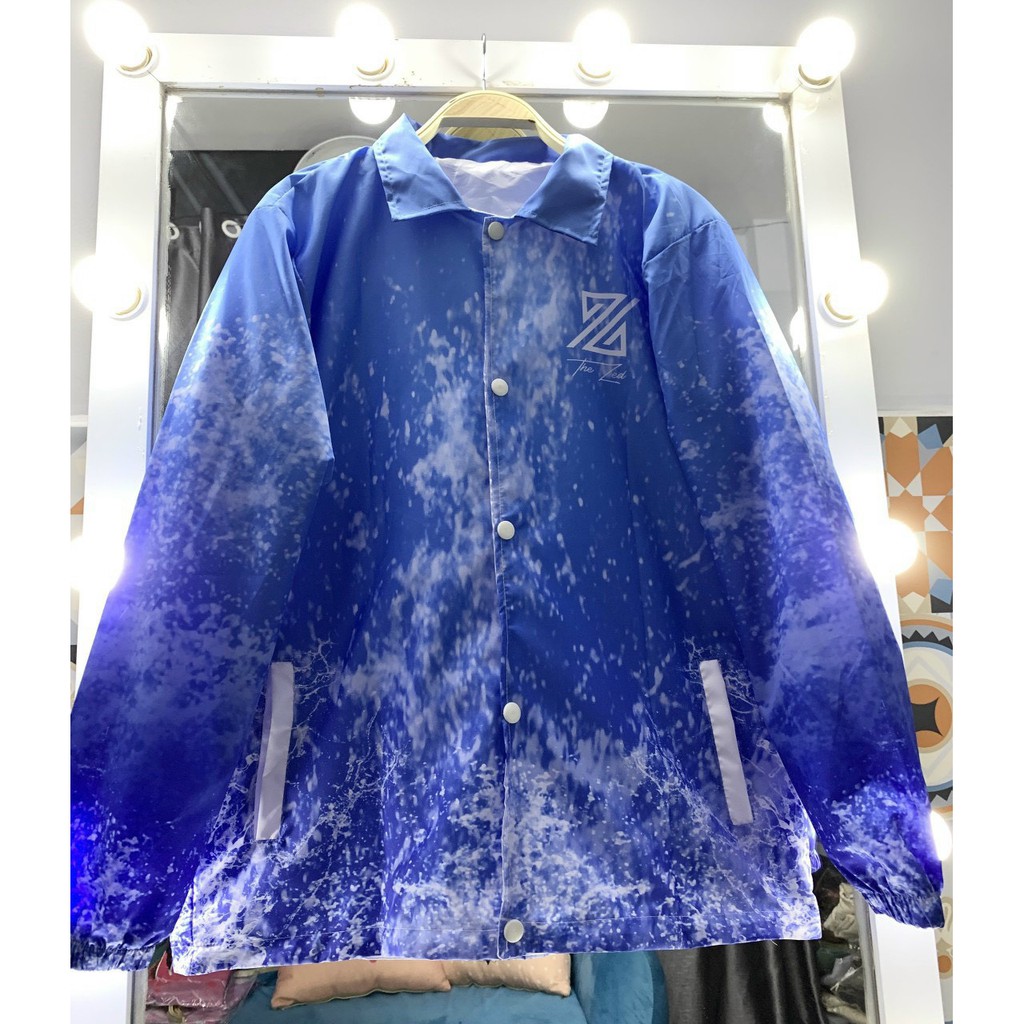 &lt;FREE SHIP&gt; Áo khoác dù 2 lớp chất vải bao xịn, dày dặn, y ảnh 100% (Thege)