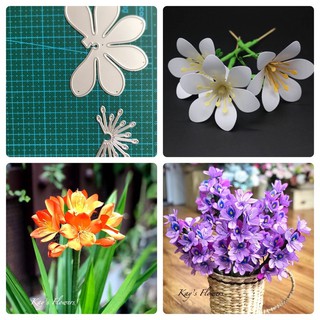 Khuôn căts làm hoa huệ , lục bình , lan quân tử , hoa sứ