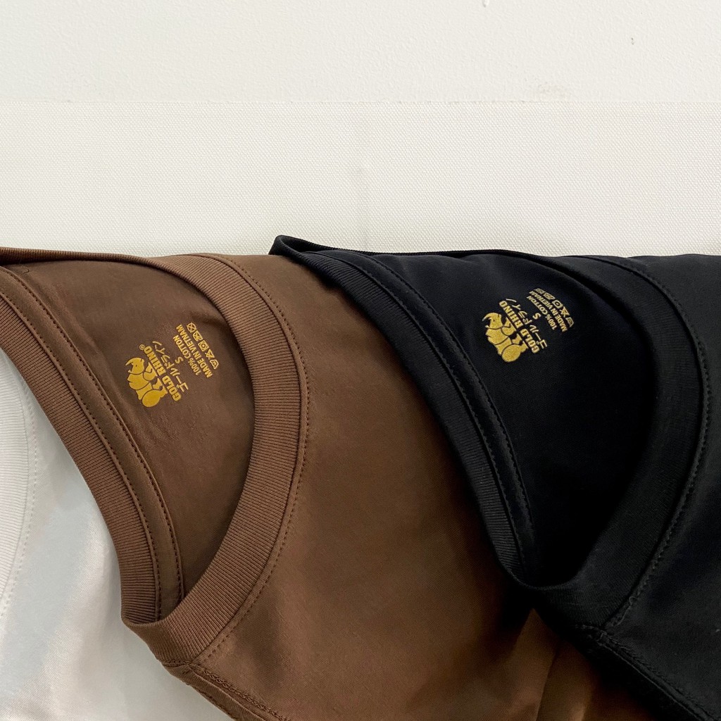 Áo Phông Trơn Nam TheGoong Cổ Tròn, Áo Thun Trơn Basic Cotton Cao Cấp Hàng Hiệu Không Cổ Thoáng Mát Tay Ngắn Màu Đen | BigBuy360 - bigbuy360.vn