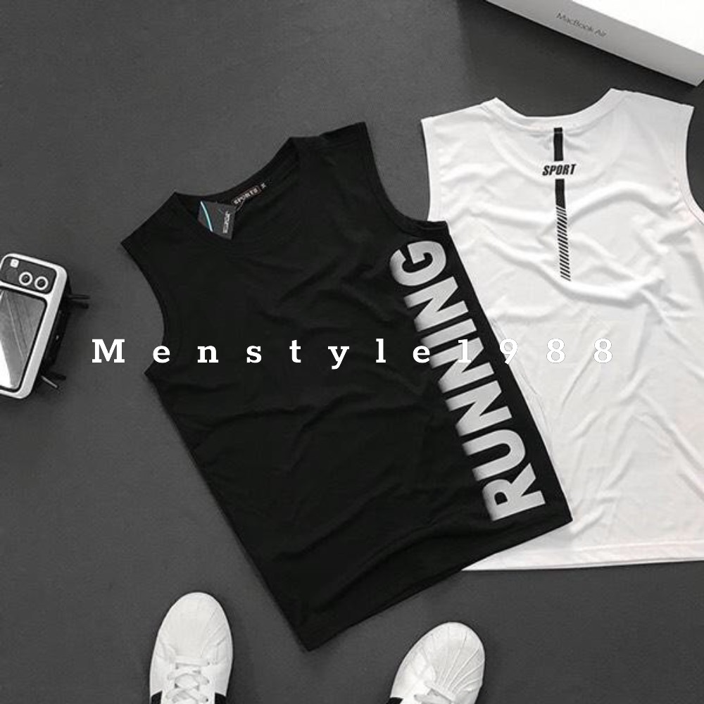 Áo ba lỗ nam Menstyle Áo tanktop sát nách nam RUNNING (BL001) | BigBuy360 - bigbuy360.vn