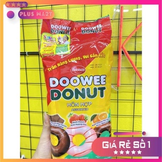 Bánh donut hỗn hợp Doowee Donut gói 360g Plus Mart