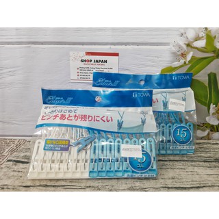 Set 15 kẹp quần áo có dây