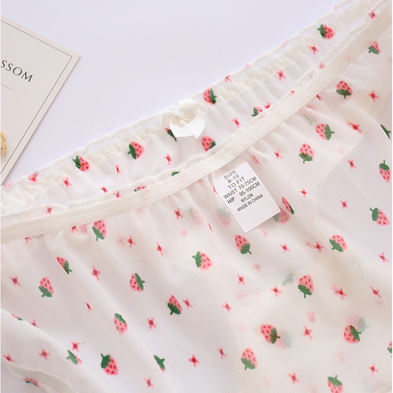 Quần Lót Lưới Siêu Thoáng Họa Tiết Dễ Thương Q586 | BigBuy360 - bigbuy360.vn