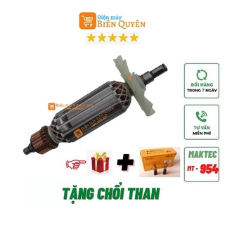 Rotor máy mài maktec 954 mt954 - tặng chổi than