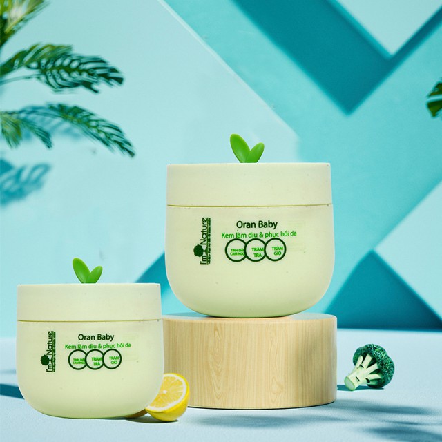 Kem Bôi Muỗi Đốt Cho Bé Oran Baby IM NATURE Da Bị Côn Trùng Cắn Ngứa Bảo Vệ Trẻ Suốt 6-8 Tiếng 50gr