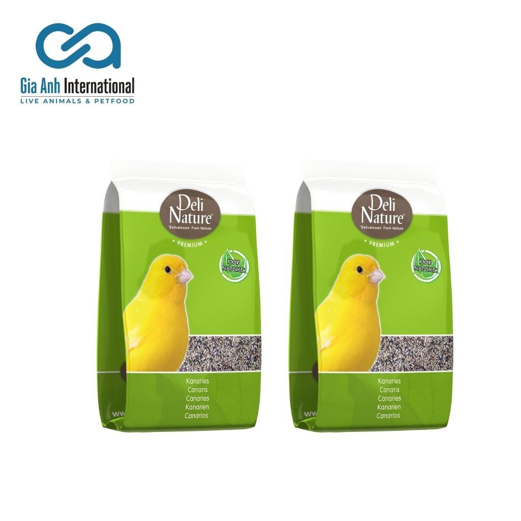 Hạt Trộn Cho Yến Hót - Deli Nature Premium Canaries Với Nhiều Loại Hạt Bổ Sung Dinh Dưỡng Giúp Yến Khoẻ Mạnh Túi 1kg-4kg