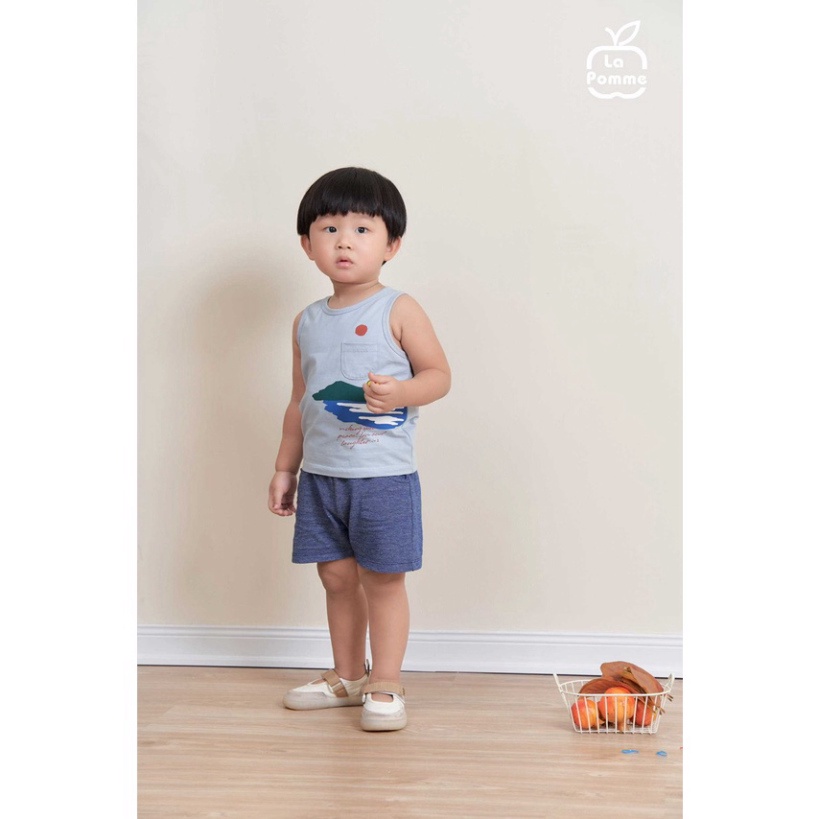 Bộ ba lỗ Lapomme cho bé trai, bé gái từ 6 tháng đến 5 tuổi