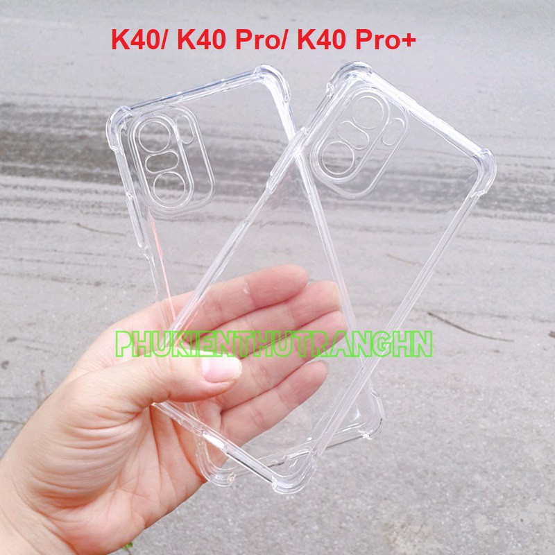 Ốp chống sốc Xiaomi Redmi K40S - Poco F4 K40 - Poco F3 K40 Pro K40 Pro+  có gờ bảo vệ camera - Hàng dày loại 1