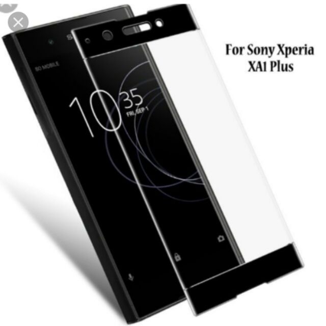 Kính cường lực 4D Sony Xperia XA1 Plus full màn siêu cứng - Nhiều màu