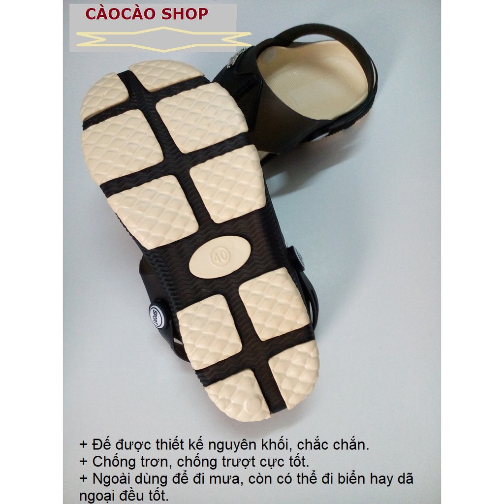 GIÀY NHỰA NAM CÁ TÍNH