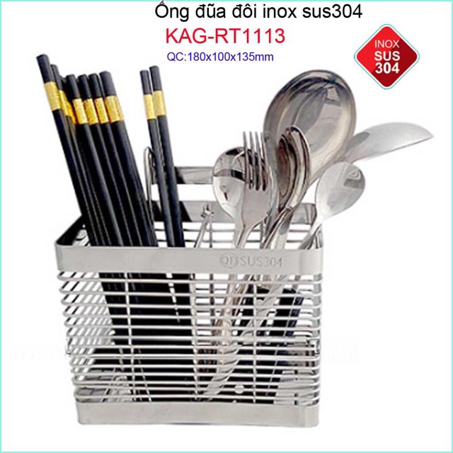 Ống đũa đôi inox 304