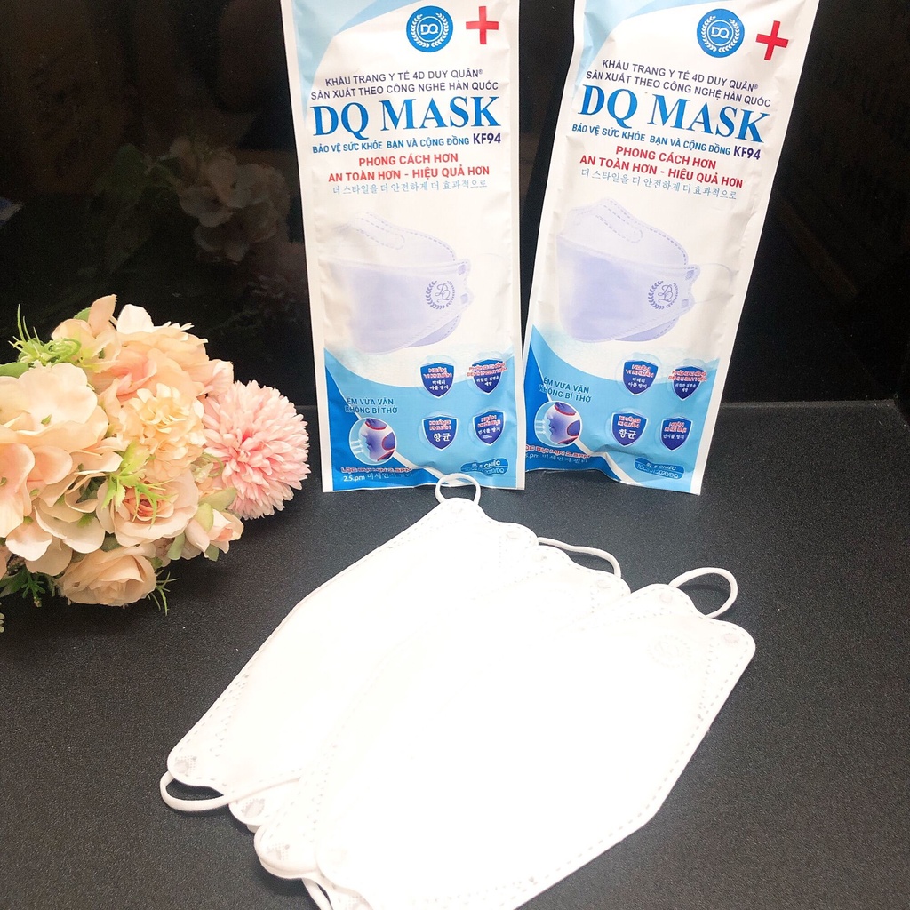 COMBO 100 KHẨU TRANG 4D KF 94 DUY QUÂN