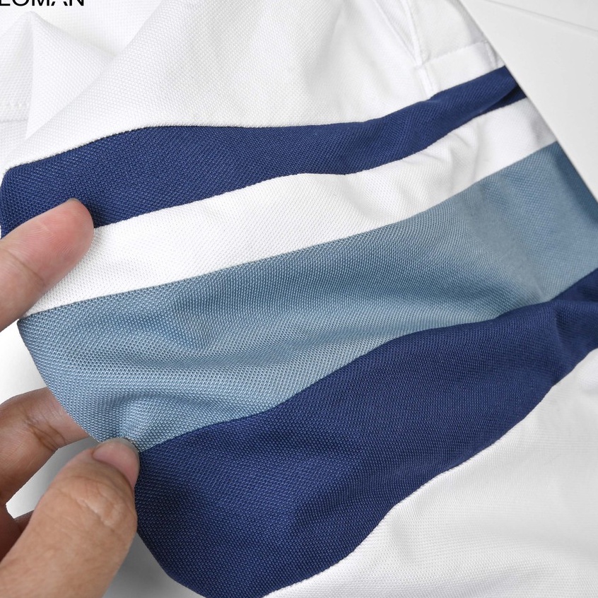 [Mã VICENZO1 giảm 10% TỐI ĐA 100K đơn 200K] Áo polo nam ba sọc xuất xịn form chuẩn vải da cá sấu [2-REGULAR] | BigBuy360 - bigbuy360.vn