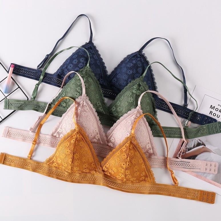 Áo Bra Kiểu Pháp Ngàn Hoa Đệm Mỏng Cài Sau 7338 - LADY