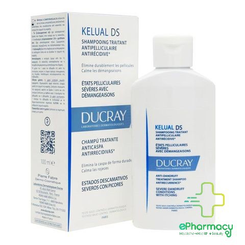 Dầu gội Ducray Kelual DS shampoo ngăn ngừa gàu 100ml
