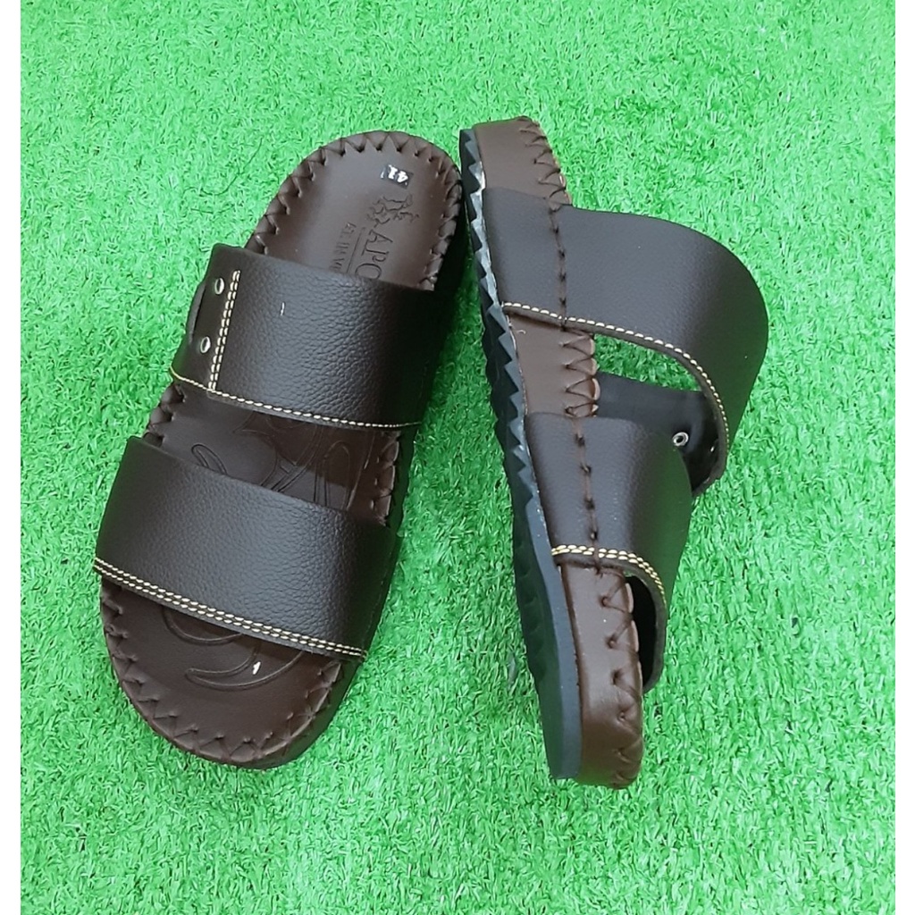 Dép da nam quai ngan,chất liệu da bò cao cấp,size từ 38-43