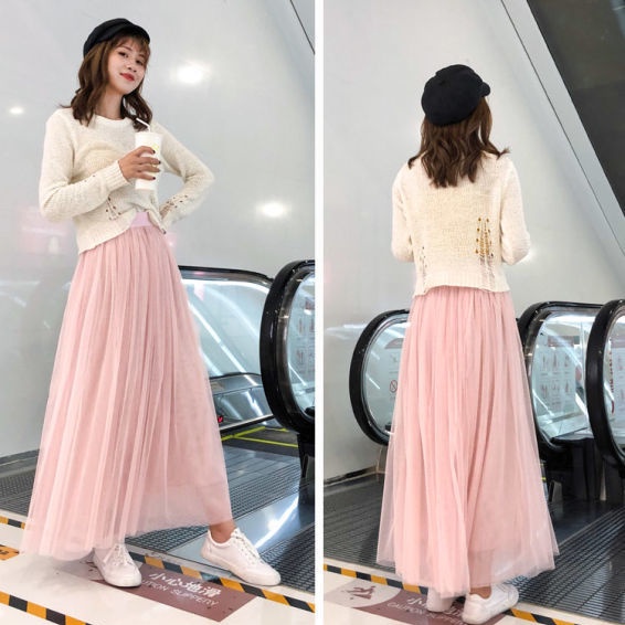 Chân váy xếp ly dáng chữ A lưng cao thời trang xinh xắn cho nữ